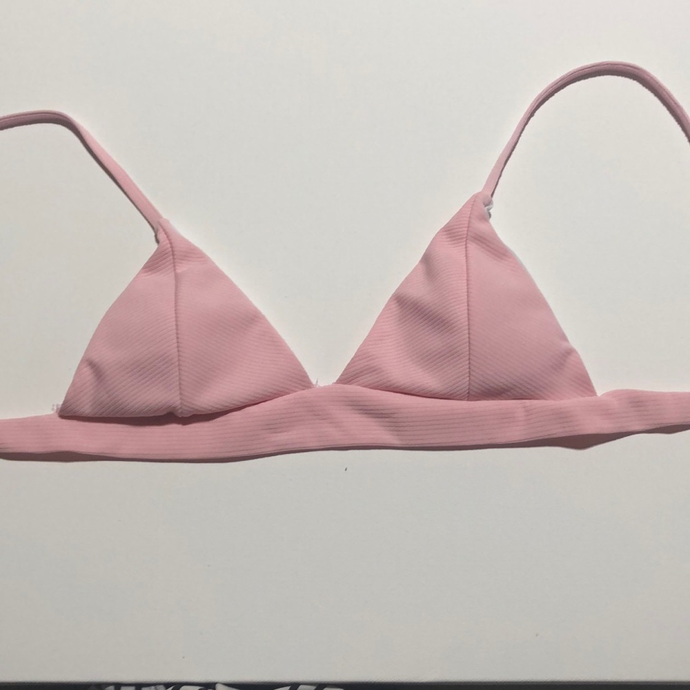 pink bikini top